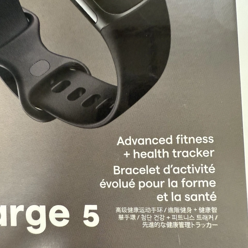Neu Fitbit Charge 5 Fitness & Gesundheit Tracker One Größe Schwarz/Graphit FB421 - Bild 3 von 4