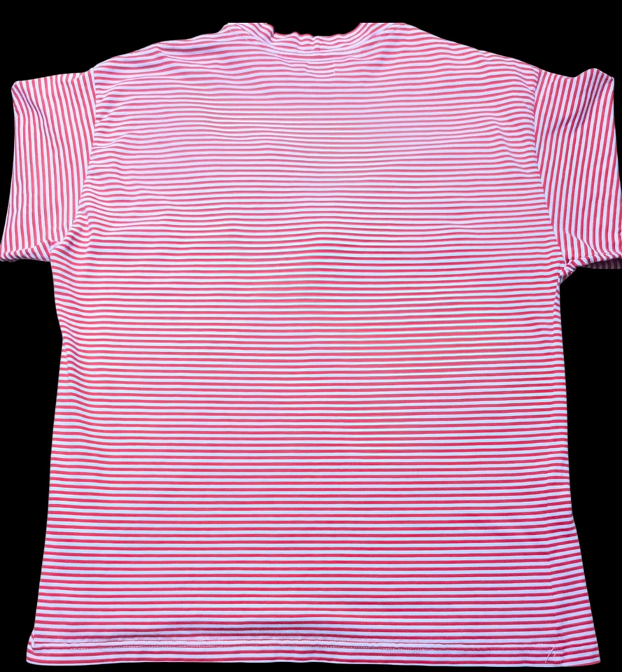 Vintage 90s Guess Jeans USA Shirt Georges Marciano  ASAP Rocky XL Stripe Logo  - Image 2 of 4