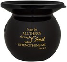 Mud Jug Classic Philippians 4:13 Cross No Lid — photo 1