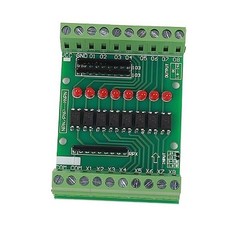 Optocoupler Isolation Module,DC 12V 24V 8-Channe Optocoupler Isolation Board