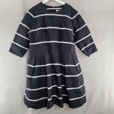 Carolina Herrera Womens Dress 100% Silk-Faille Crochet Trim Size 22 Quiet Luxury