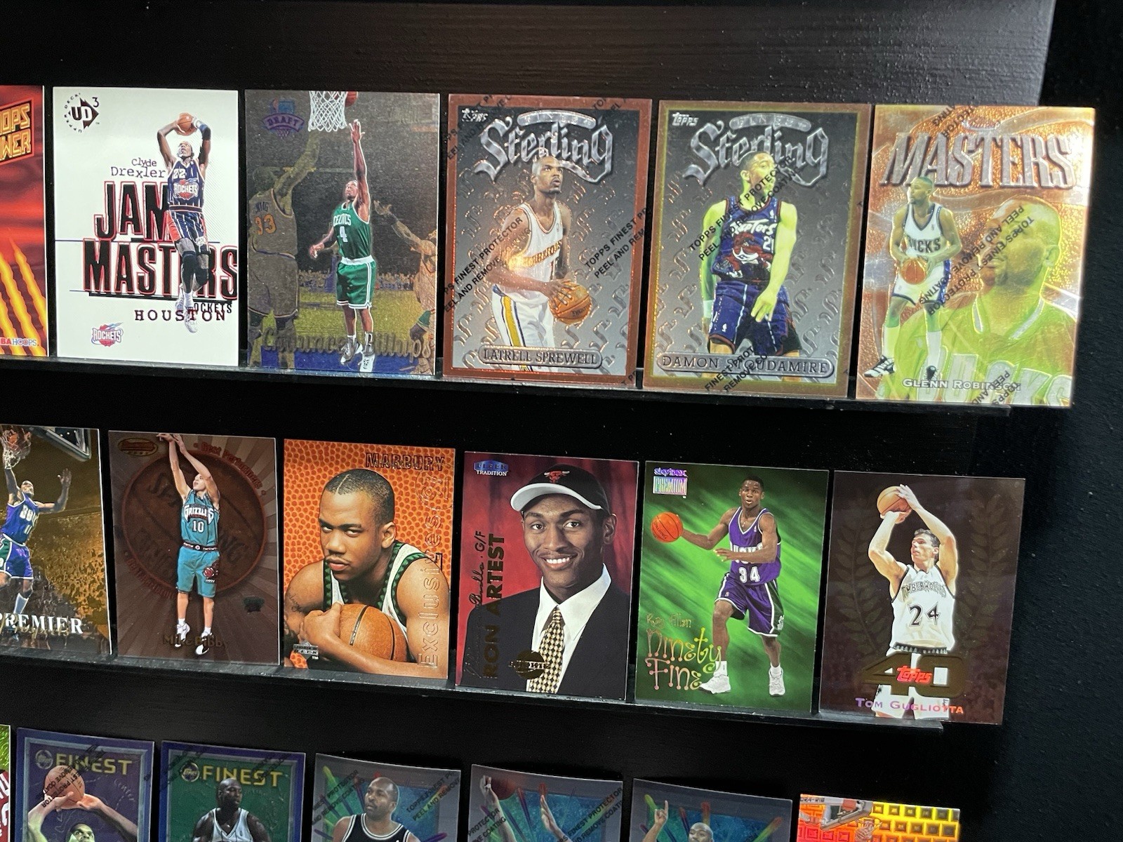 1990s Refractor/ Insert/ Parallel 80-Card Basketball Lot Die-Cut HOF Jordan NRMT view 7