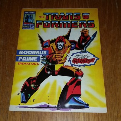 TRANSFORMERS #113 16 MAY 1987 1ST DEATHS HEAD HIGH GRADE MARVEL BRITISH COMIC ^