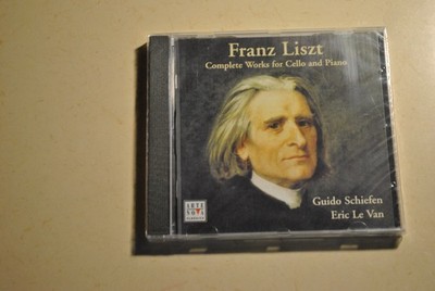 B Liszt Complete Works For Cello And Piano Guido Schiefen Eric Le Van CD neu