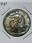 1941 walking liberty half dollar bu
