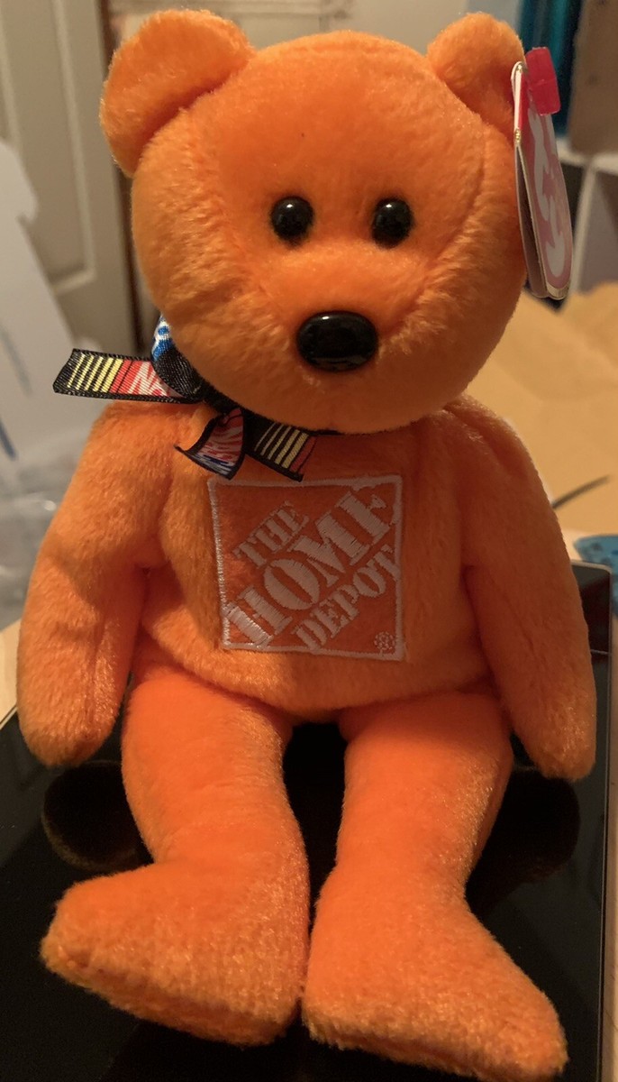 Ty Beanie Baby Tony Stewart - MWMT (Bear Nascar #20 Home Depot) | eBay