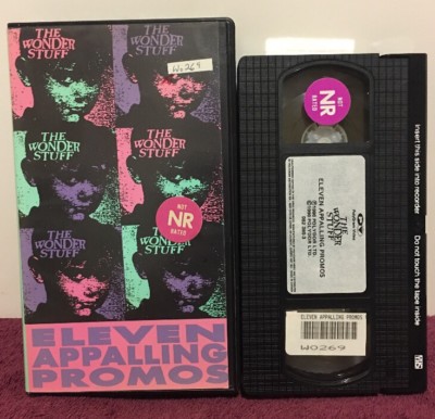 Vhs The Wonder Stuff 11 Appalling Promos 1990 VERY Rare HTF | eBay
