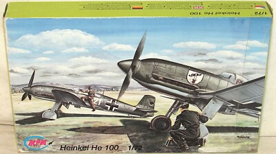 MPM #C72016 Heinkel He 100 1:72 Scale Open Box - NOS