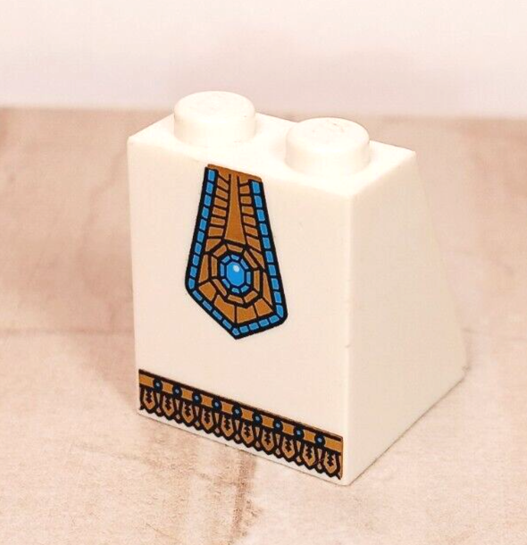 LEGO Egyptain Skirt Pharaoh Legs Jeweled Gold Azure Blue Belt