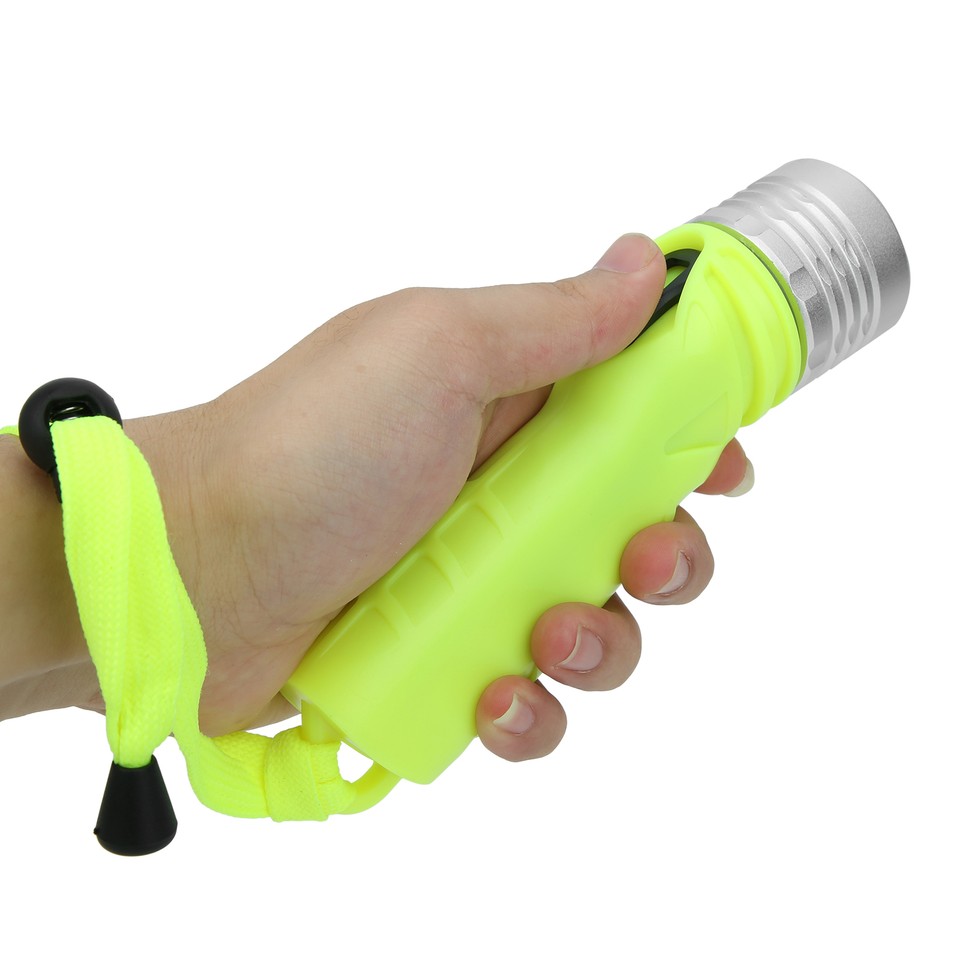 Underwater Flashlight LED Strong Light Aluminium Alloy Flashlight SNQ