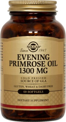 Solgar Evening Primrose Oil 1300mg Dairy Free - 60 Serv - SALE Read description