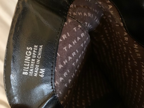 Tahari black knee high boots zipper detail. 6 - Picture 11 of 13