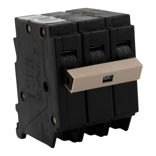 NEW Eaton CH3100 100A, 10 kAIC, Three-pole, 240V Circuit Breaker - 第 1/8 張圖片