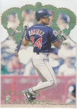 1995 Pacific #8 MANNY RAMIREZ Gold Crown Die-Cuts SHARP & CLEAN!!!