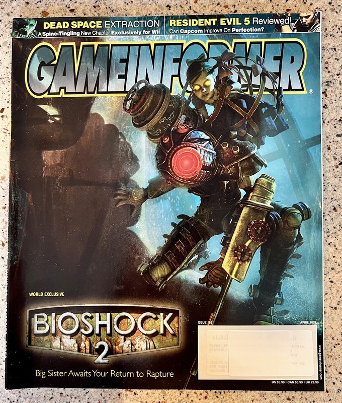 Game Informer #192 April 2009 Bioshock Dead Space Extraction Resident Evil 5 