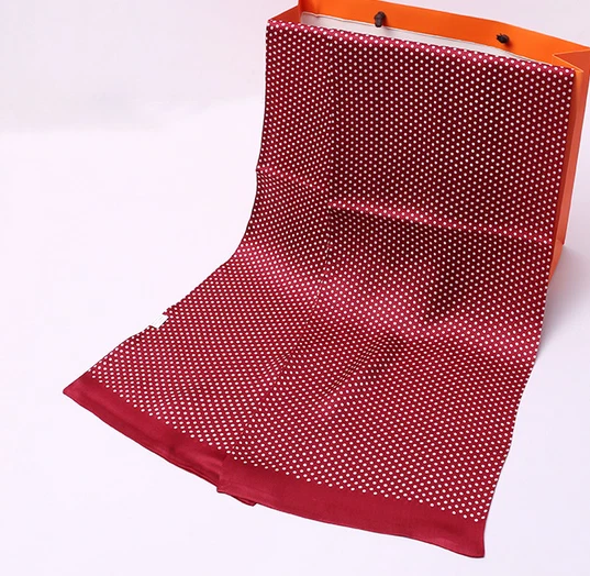 100% Silk men Scarf satin neckerchief Wrap Polka Dot red soft
Opens in a new window or tab