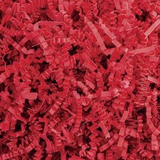 Crinkle Cut Paper Shred Filler 1 LB for Gift Wrapping  Filling - Red