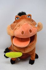 Walt Disney Lion King Warthog Bug Pumba Lion King Plush Stuffed Toy Brown 13"