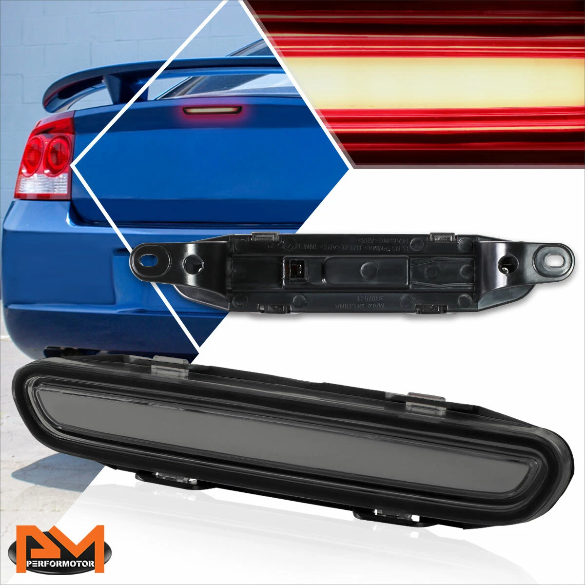 Dodge charger rear light bar deals