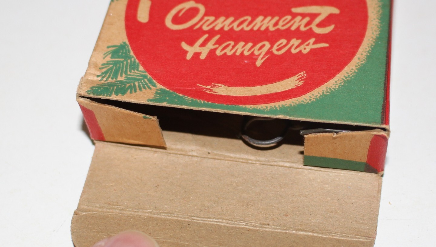 Vintage Criterion Ornament Box w/50 Vintage Heavy Metal Ornament