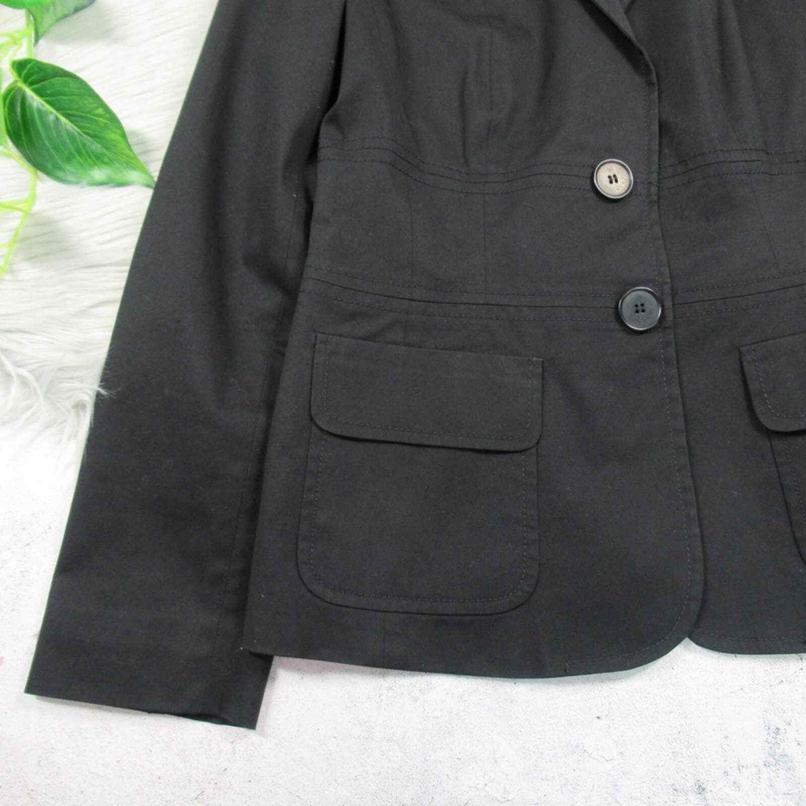 BOGNER Fitted Black Blazer Jacket Women’s Size 10 - image 6