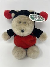 Starbucks Coffee Bearista plush teddy bear lady bug 14th edition 2001 tag 9''