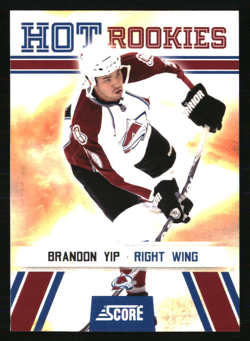 Brandon Yip 2010-11 Score #507 HOCKEY Card