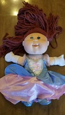 Cabbage Patch Kids Storybook Collection Cinderella ? EUC Brown Yarn Hair Gloves