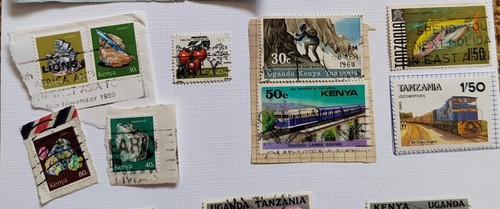 Job Lot / Bundle East African Postage Stamps - Kenya Uganda Tanzania Djibouti ++ - Picture 4 of 5