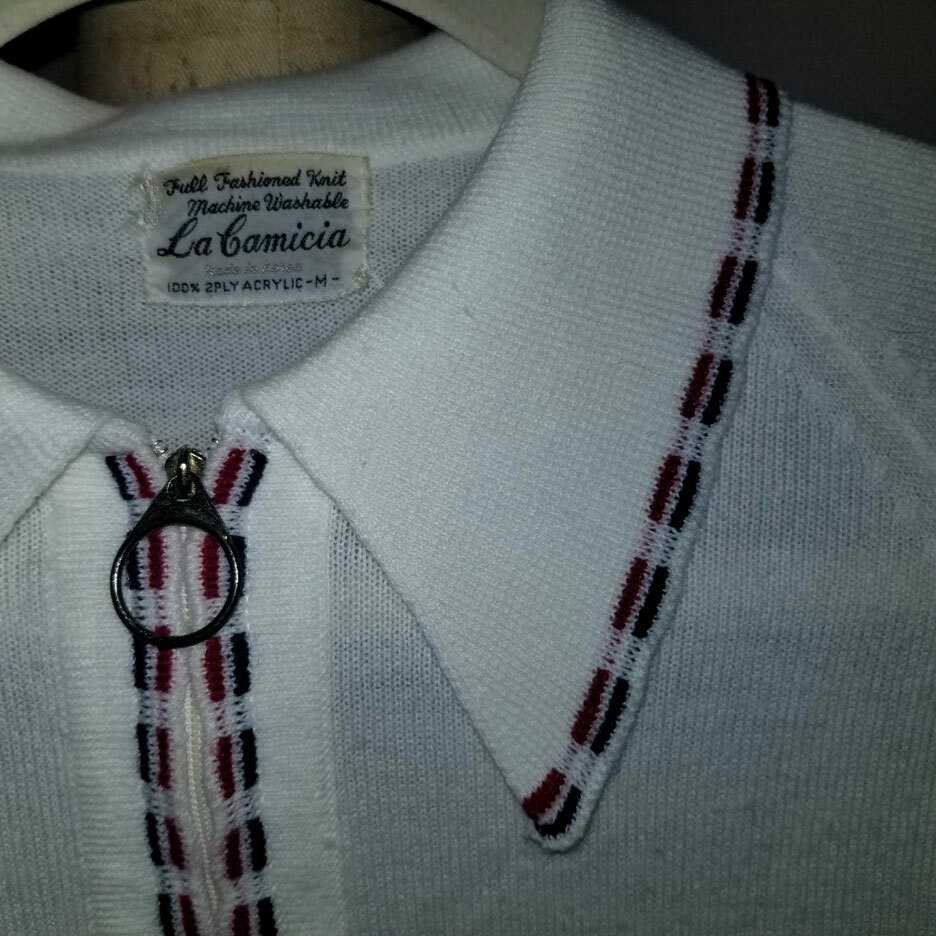 Vintage 1970's Oi/Skinhead/Mod Knit Polo Scooter Shirt | eBay
