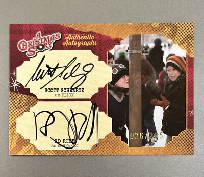 2024 CRYPTOZOIC A CHRISTMAS STORY SCOTT SCHWARTZ / RD ROBB DUAL AUTO /205 #SSRR