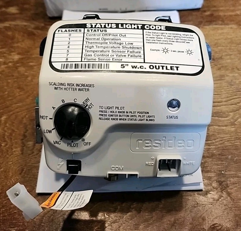 Gas Water Heater Honeywell Water Heater Gas Valve WV8840B1042