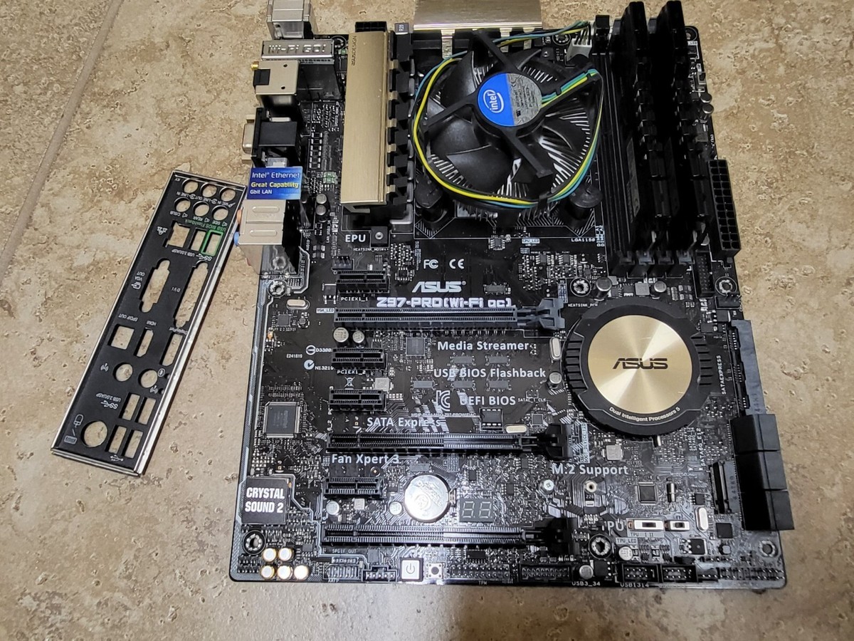 ASUS Z97-PRO (Wi-Fi ac) Socket/H3 1150 USB 3,1 ATX+ i7 4790K +