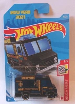 Hot Wheels 1:64 ©2020 #48 Quick Bite Truck schwarz "Holiday" GRY78 NY21 OVP - Bild 1 von 4