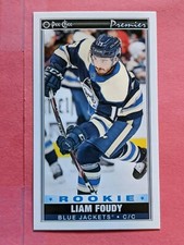 2020-21 O-PEE-CHEE TALL BOYS ROOKIES INSERTS SP-LIAM FOUDY-COLUMBUS BLUE JACKETS