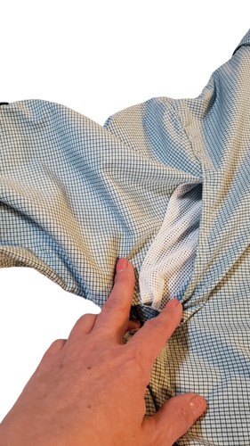 Alpine Design Men's Mesh Vent Shirt XL Lt Blue Top Pockets Button Up Outerwear - Picture 8 of 17