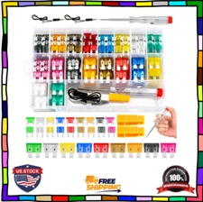 306pcs Auto Fuse Assortment Kit with Puller & Tester – Mini, Low & Standard