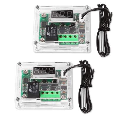 2PCS Temperature Controller Module with Case XH W1209 LED Display Digital The...