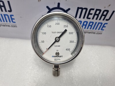 Ashcroft ADJ Test Gauge 2psi Subd 0-400