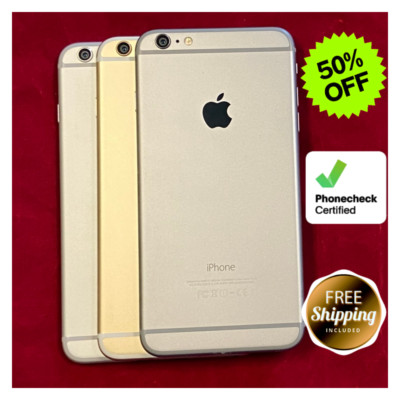 Apple iPhone 6 Plus 16GB 64GB GSM Unlocked Verizon Battrey Good iOS 4G 