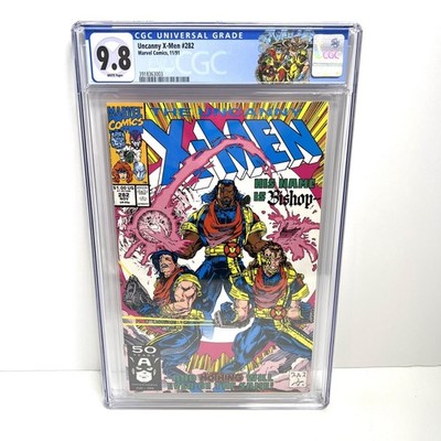 Uncanny X-Men #282 CGC 9.8 Custom Label 1st Appearance of Bishop Malcolm Randall