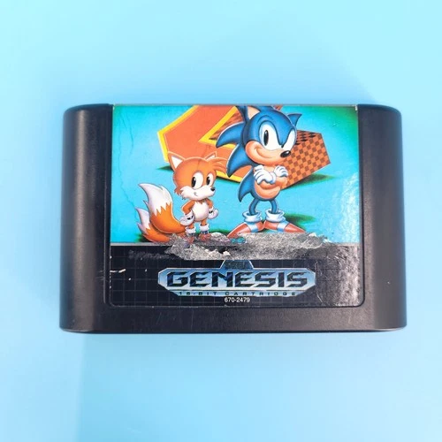 Sonic the Hedgehog 2 (SEGA Genesis, 1992) Cleaned Pins