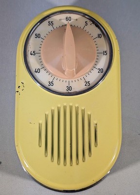 Kienzle Signal Minutenwecker Wandmodell | 50er Jahre | Mid-Century Küchentimer