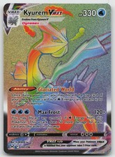 Kyurem VMAX (Secret) Rainbow Rare Holo SWSH11: Lost Origin 197/196 NM on eBay