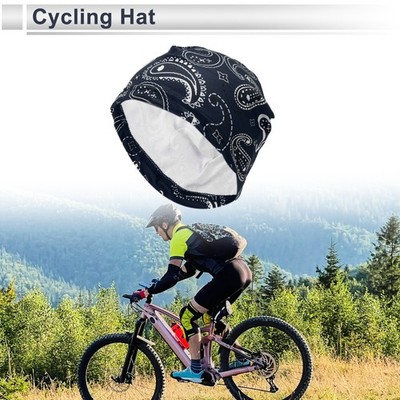 Cycling Hat Sweat Wicking Breathable Navy 25x15cm 1 Pcs