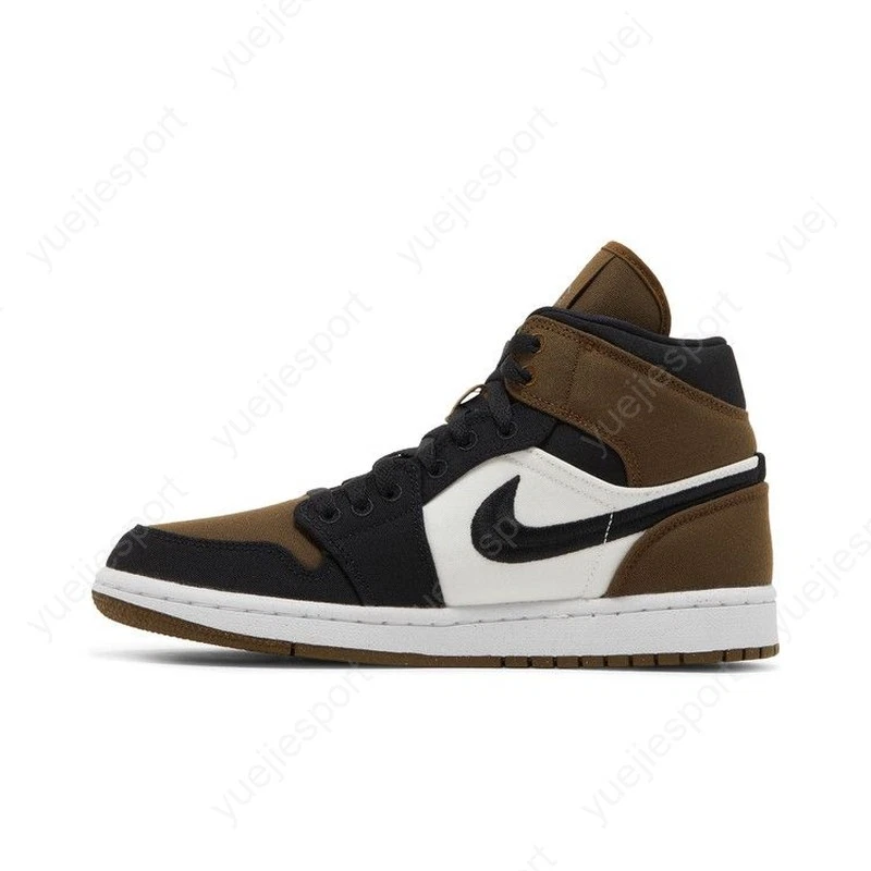 Mujer Air Jordan 1 Mid Se Olive Toe DV0427-301 Foto 3 de 4