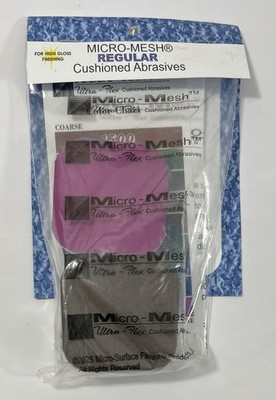 Micro-Mesh Regular Cushioned Abrasives For High Gloss Finishing - Fast Shipping!
