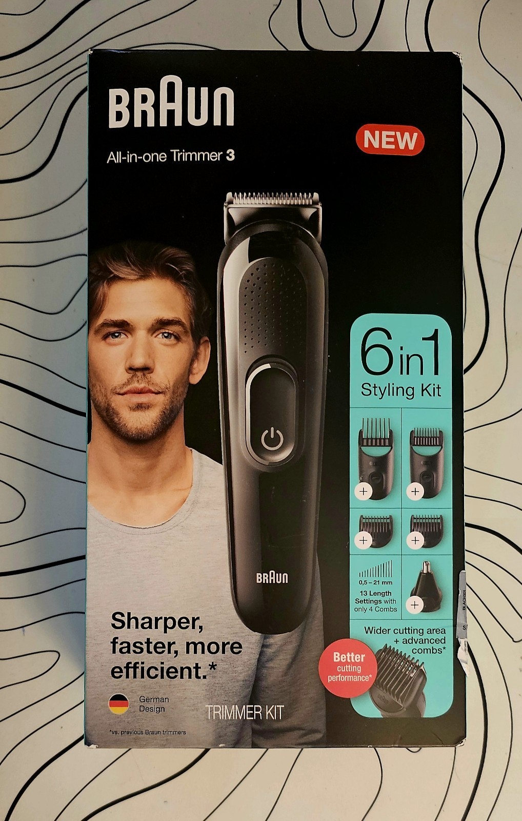 Braun MGK3220 6-in-1 Beard Trimmer and Body Groomer Kit for Men