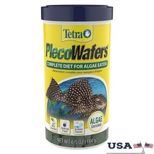 Sinking Fish Food PlecoWafers Algae Zucchini Balanced Diet Bottom Feeders New