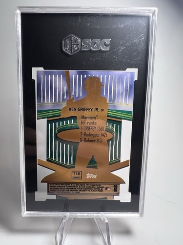Ken Griffey Jr. 1999 Topps Stadium Club Triumvirate #T3B SGC 9 Mint Luminous - Bild 2 von 2